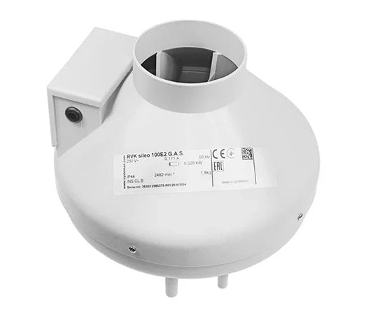 RVK Fans - (4inch) 100mm - 211 (m3/h) A1 - DiscountHydro.com - 79.00 - Fans & Filters > Extractor Fans, Fans & Filters > Inline / Intake Fans