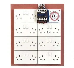 MDF Timer Board - 12 Way - DiscountHydro.com - 89.00 - Lighting > Timers & Controllers