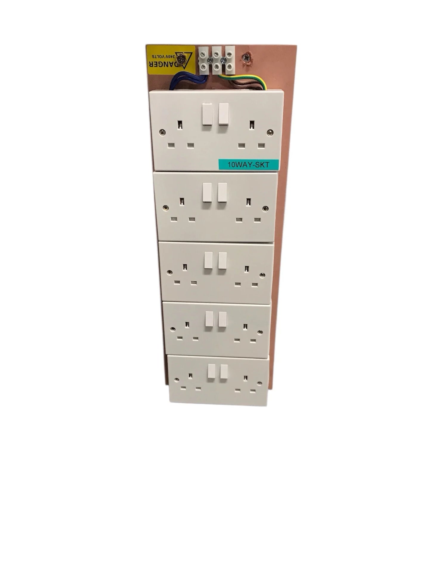 10 way socket ONLY (10WAY-SKT) - Default Title - DiscountHydro.com - 28.50 - Lighting, Lighting > Timers & Controllers, Power Outlets, Sockets, Wall Outlets