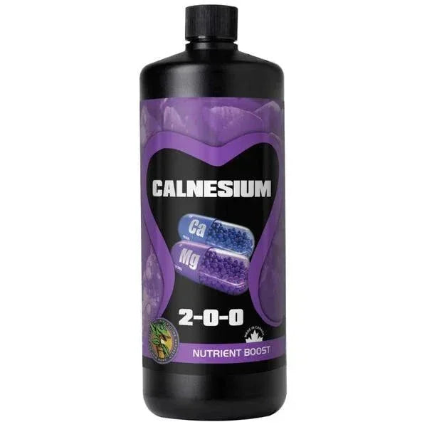 Bottle of Calnesium 2-0-0 nutrient boost for hydroponic plant growth