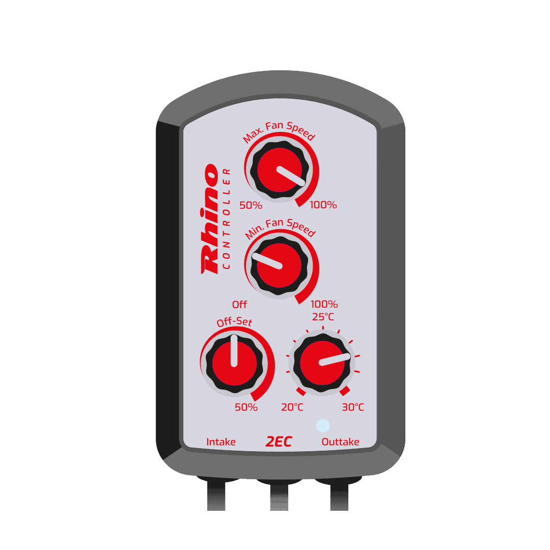 Rhino EC Fan Controller - Rhino 2EC Fan Controller - DiscountHydro.com - 99.00 - Fans & Filters > Fan Controllers, GAS (Global Air Supplies), Rhino