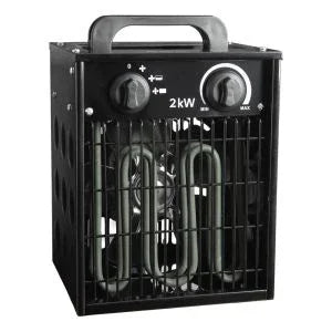 Gorilla 2kw Fan Heater (Tall Black) - Default Title - DiscountHydro.com - 34.99 - Environment Control > Heaters