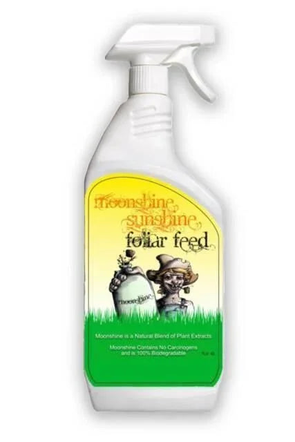 Moonshine Sunshine Foliar Feed spray bottle for plant nutrients