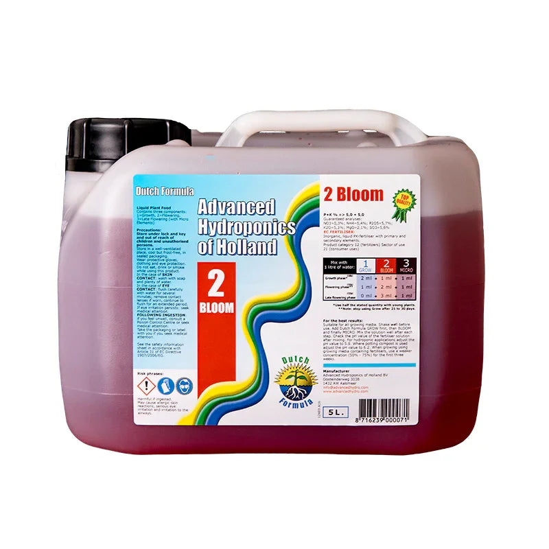 Advanced Hydroponics of Holland Dutch Formula 2 Bloom Dutch Formula 2 Bloom from Advanced Hydroponics of Holland delivers
