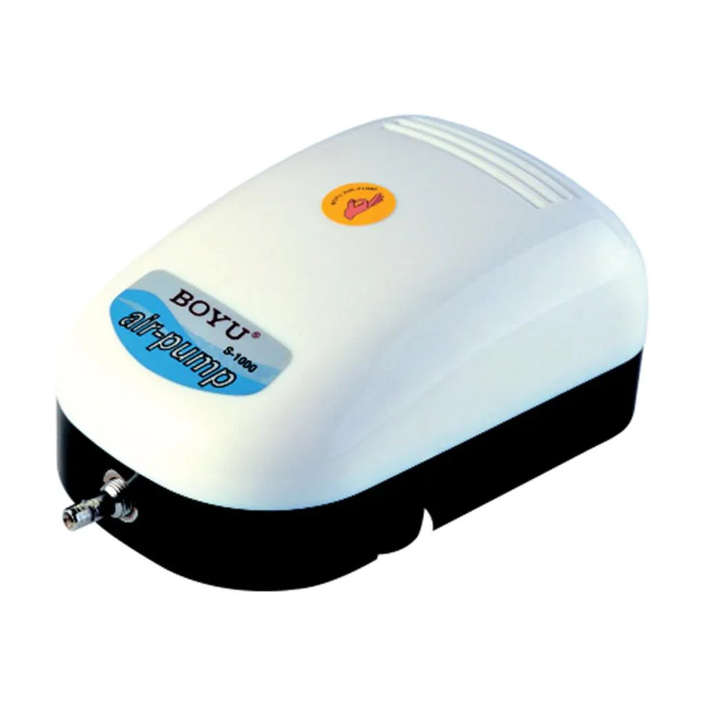 This quiet running air pump is highly efficient and has a low energy consumption. Features an adjustable air flow setting.