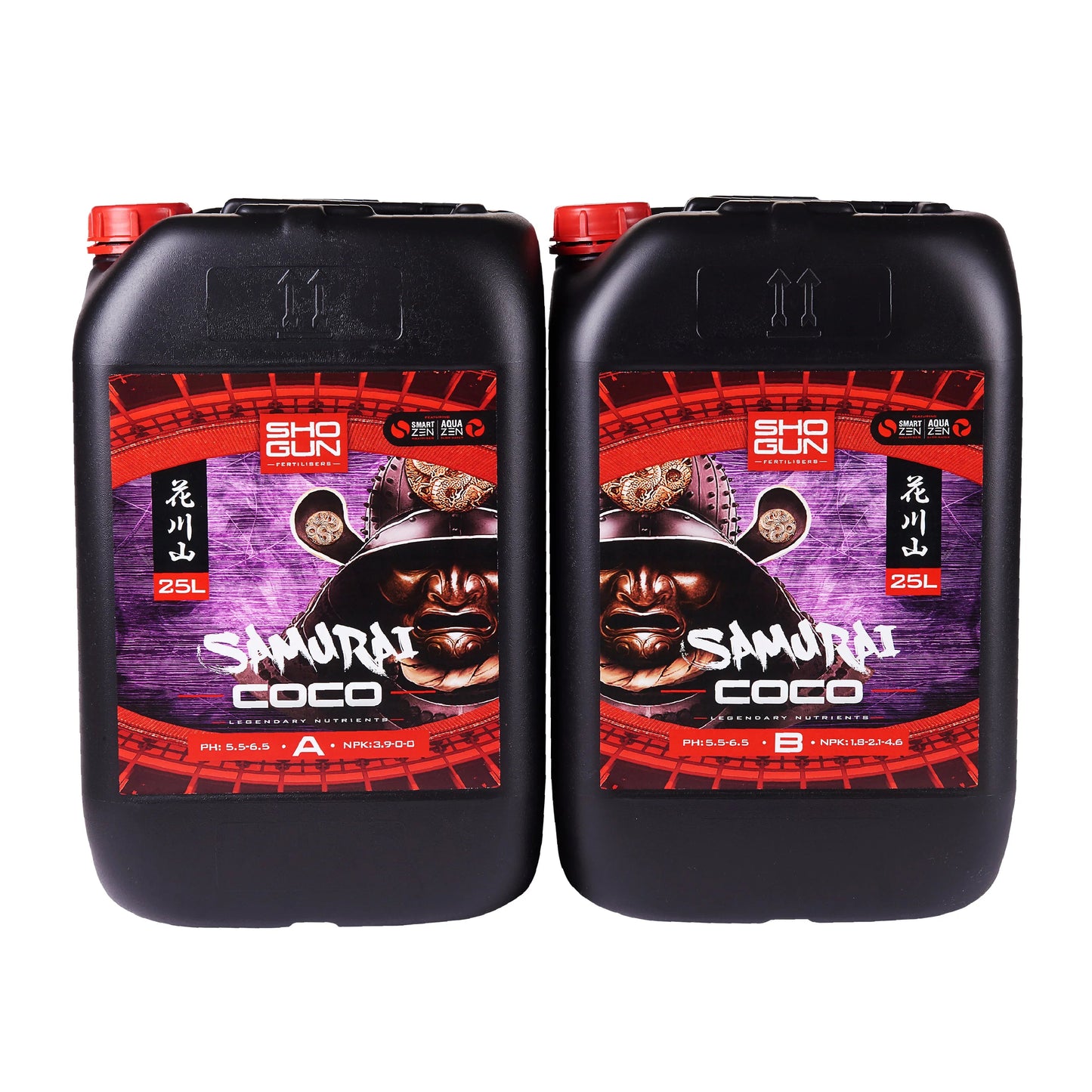 Shogun Samurai Coco A&B - 25 Litre - DiscountHydro.com - 143.90 - Nutrients & Additives > A B