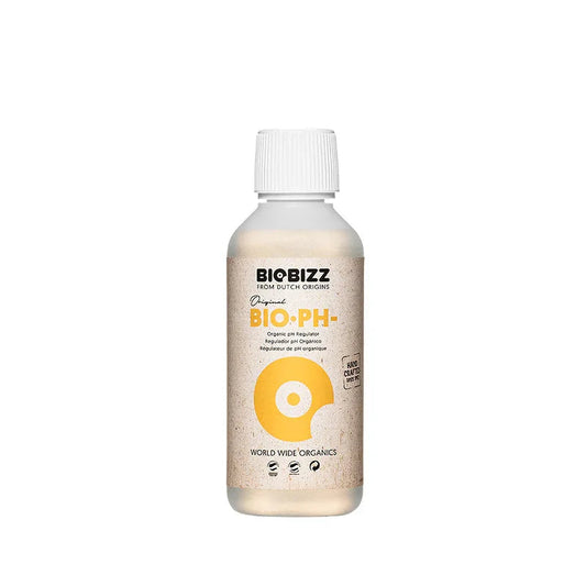 BioBizz Bio PH Down - 250ml - DiscountHydro.com - 4.40 - BioBizz, Nutrients & Additives, Nutrients & Additives > EC & PH Management, Nutrients & Additives > Organics