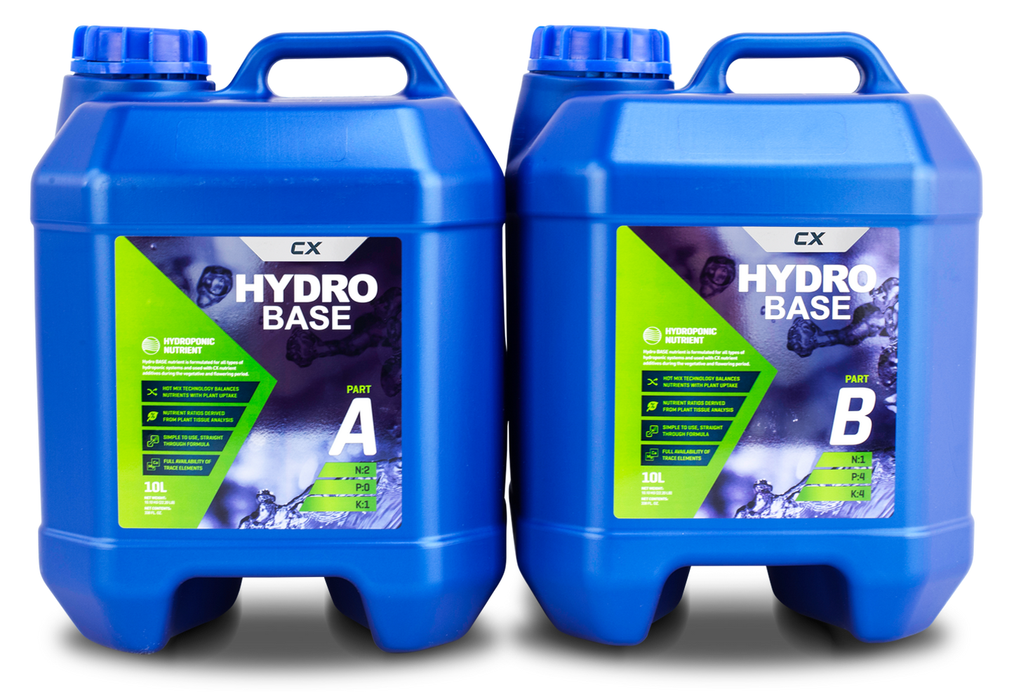 Hydro Base A & B - 1L - DiscountHydro.com - 14.50 - CX Horticulture, Hydropnic Nutrient, Nutrients & Additives > Base Feed (Grow & Bloom)