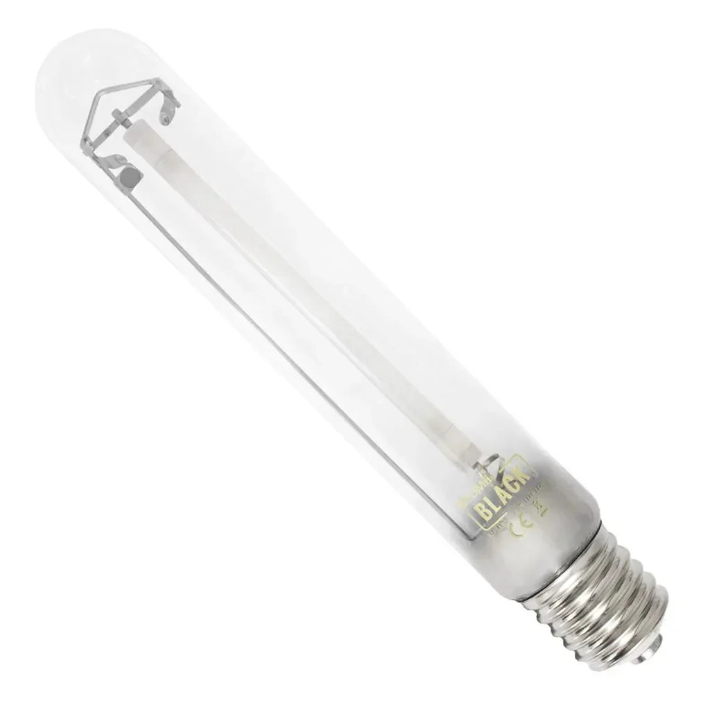 The LUMii BLACK Lamps is a 600 W Dual Spectrum, High Pressure Sodium (HPS) Lamp with an E40 fitting. Perfect for stimulating