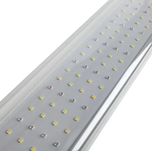 Omega 120W Under Canopy LED light, IP66 rated, delivering 340 µmol/s PPF at 2.8 µmol/J to the lower plant canopy.