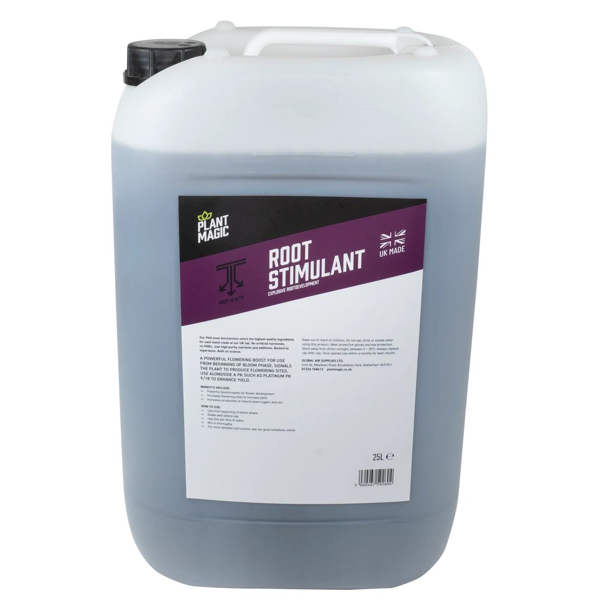 Plant Magic Root Stimulant Whether you’re growing hydroponically or in media, a root stage boost will ensure a large healthy