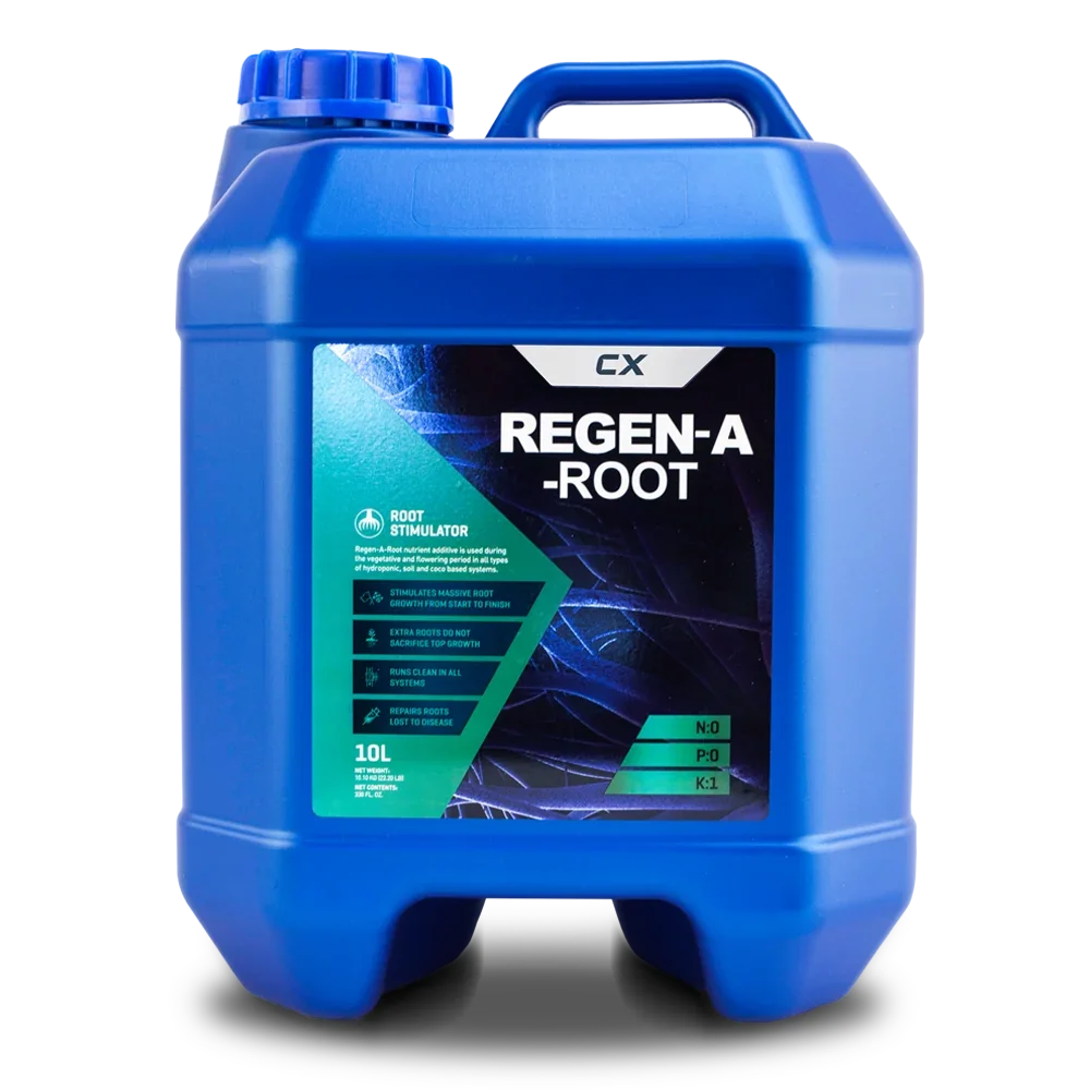 REGEN-A-ROOT ROOT STIMULATOR Regen-A-Root nutrient additive is used during the vegetative and flowering period in all types
