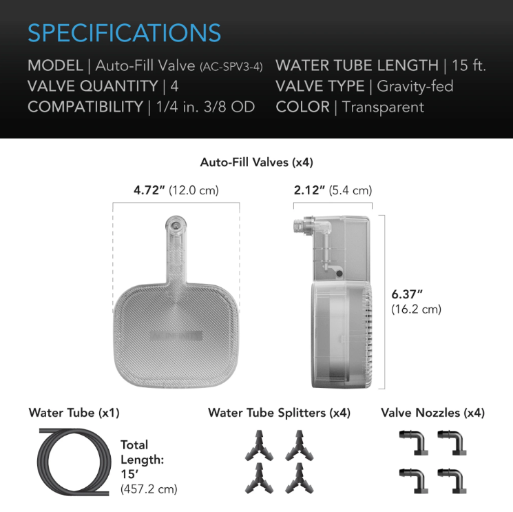 AC Infinity - Self Watering Base, Auto-fill Upgrade Value Kit - Default Title - DiscountHydro.com - 38.99 - AC Infinity, Tools and Accessories