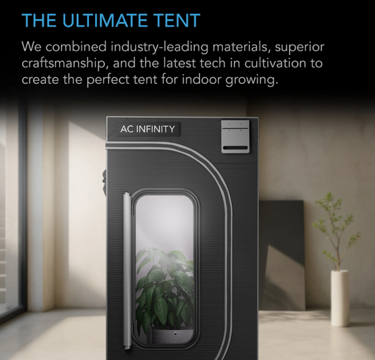 Cloudlab Grow Tent - AC-CBA422 60cm x 60cm x 120cm - DiscountHydro.com - 138.00 - AC Infinity, Grow Tent, Grow Tents > Grow Tents