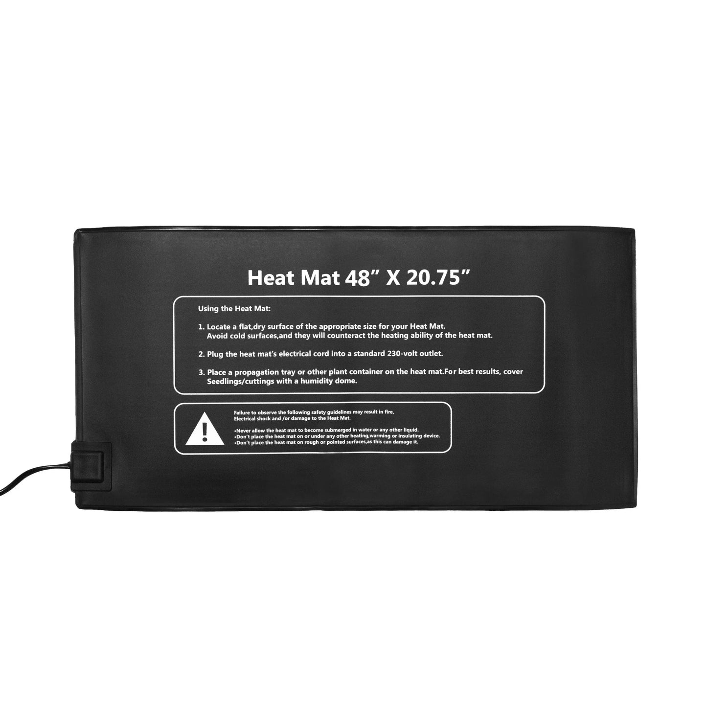 Grow Bitz Seed Starter Heat Mat - 48″ x 20.75″ - DiscountHydro.com - 50.00 - Environment Control > Heaters, Lighting > Propagation Lighting