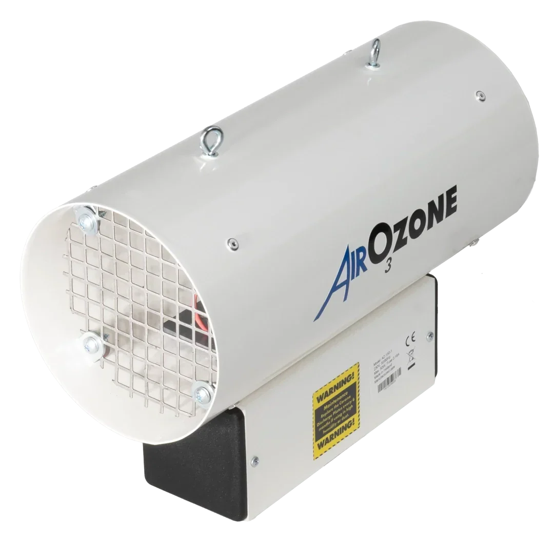 AirOzone Ozone O3 Generator fitted in grow tent extraction ducting