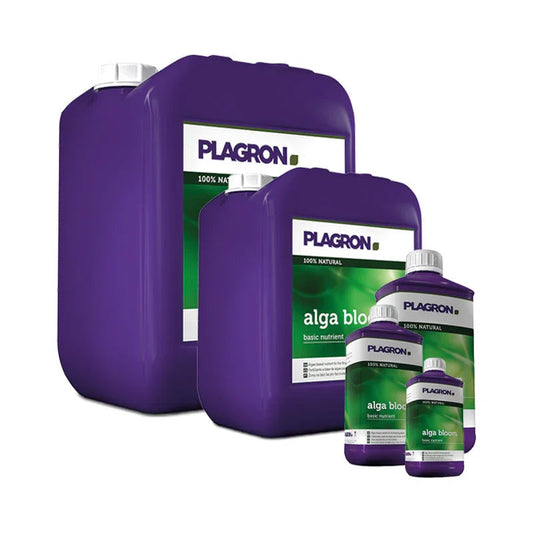Bottle of Plagron Alga Bloom organic seaweed extract for hydroponics