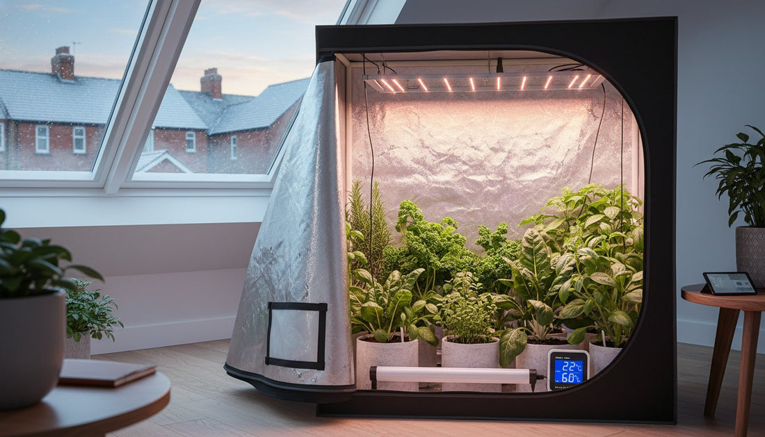 How to Heat a Grow Tent: UK Winter Indoor Growing Guide (2026)