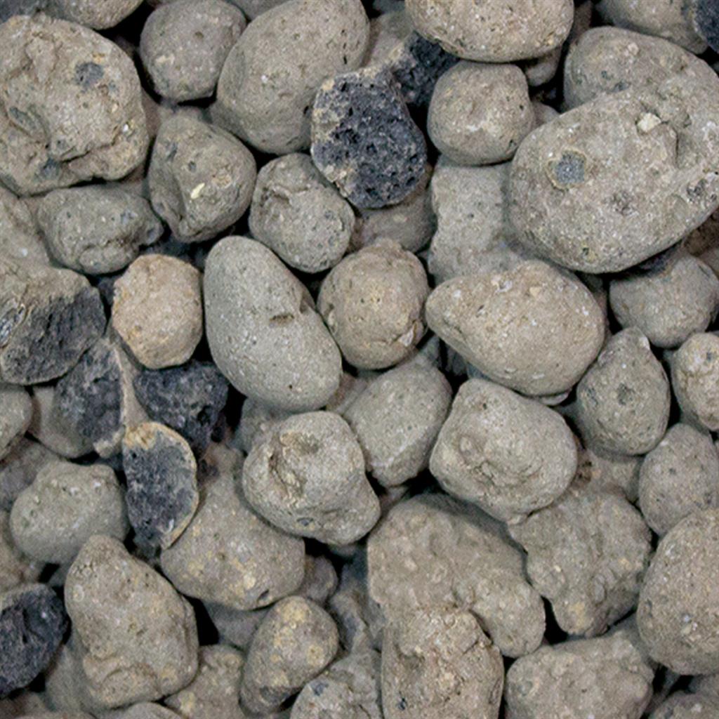 Close-up of gray and black pebbles
