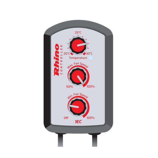 Rhino EC Fan Controller - Rhino 1EC Fan Controller - DiscountHydro.com - 89.00 - Fans & Filters > Fan Controllers, GAS (Global Air Supplies), Rhino