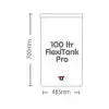 FlexiTank PRO White - 100 Litres - Default Title - DiscountHydro.com - 84.99 - Pots & Trays > Flexitanks, Systems