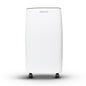 White air purifier with 'aqualine' branding on a white background
