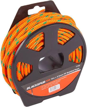 15m x 5.5mm pp Braided Rope on Reel - Default Title - DiscountHydro.com - 4.99 - Pots & Trays > System Parts, Systems, Tools and Accessories > Plant Supports
