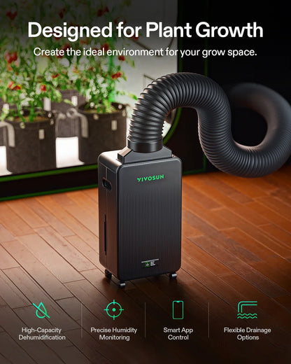 D12 AeroDrain Dehumidifier - Default Title - DiscountHydro.com - 285.00 - Environment Control > Dehumidifiers, Vivosun