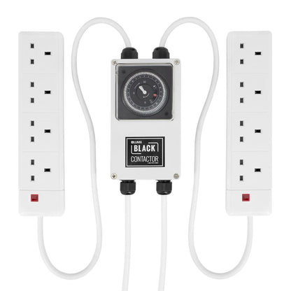 LUMii Black Contactor Timer - 8 Way image