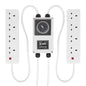 LUMii Black Contactor Timer - 8 Way image