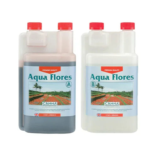 Canna Aqua Flores A+B - 1 Litre - DiscountHydro.com - 15.95 - Canna, Nutrients & Additives > A B