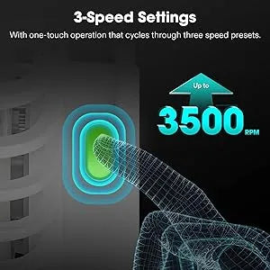 AeroWave D4 Clip Fan 4″ – USB SINGLE Pack WHITE