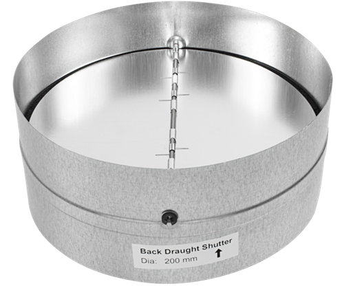 Metal Work - Back Draft Damper image 0