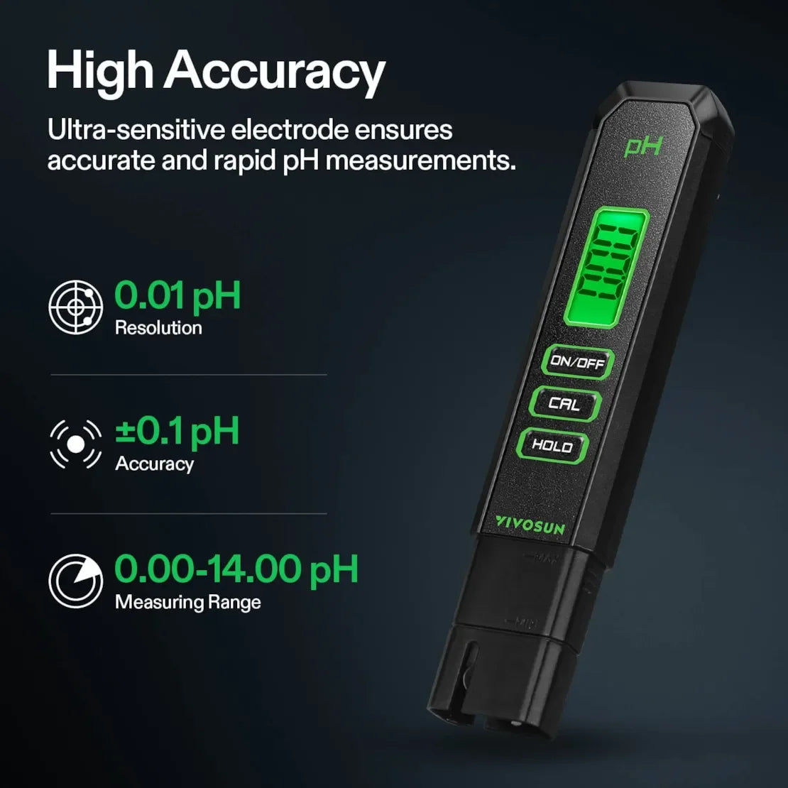 Vivosun pH and TDS Meter Combo - Default Title - DiscountHydro.com - 22.50 - Tools and Accessories, Vivosun