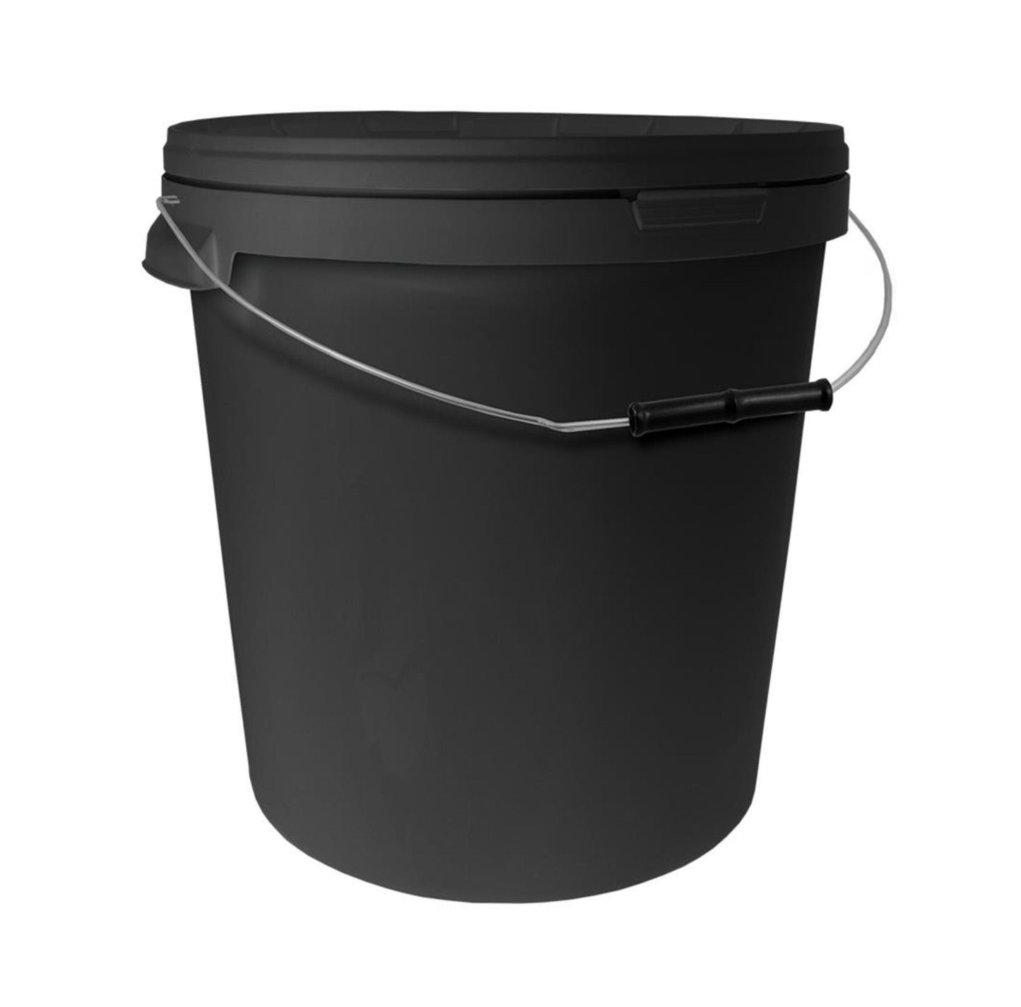 33L Bucket - Black with Lid image 0