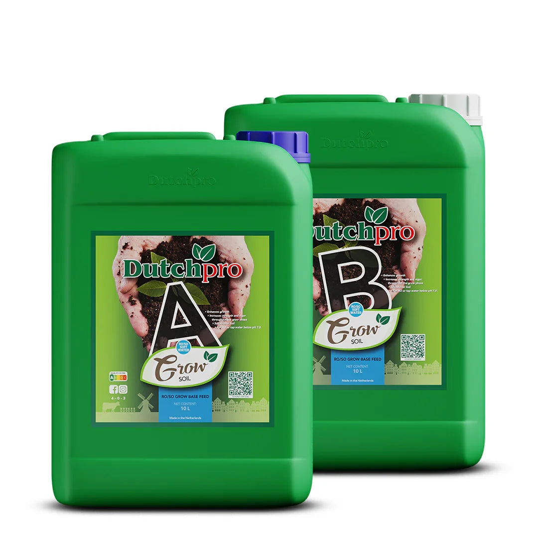 DutchPro Soil Grow A+B Soft Water - 1L - DiscountHydro.com - 19.00 - DutchPro, Nutrients & Additives, Nutrients & Additives > A B