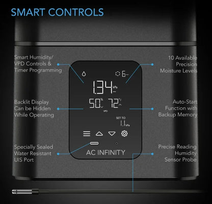 Cloudforge Series, Environmental Plant Humidifier with Smart Controls Designed with smart controls and precision vapours to