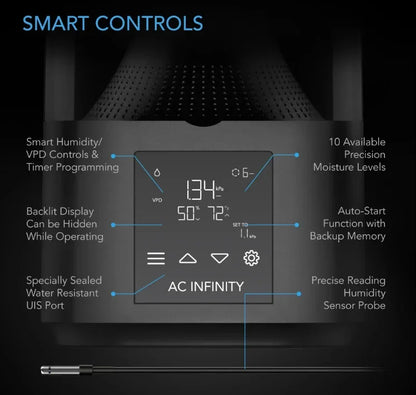 Cloudforge Series, Environmental Plant Humidifier with Smart Controls Designed with smart controls and precision vapours to