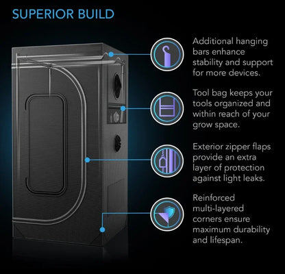 Cloudlab Grow Tent The Cloudlab grow tent is engineered to deliver complete control over your indoor growing environment.