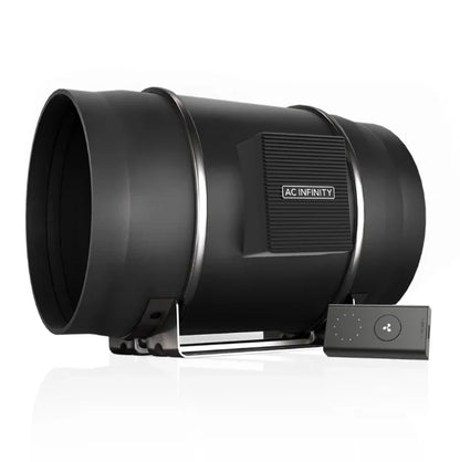 Cloudline S Series, Quiet Inline Duct Fan System With Speed Controller Designed to quietly ventilate grow tents, transfer