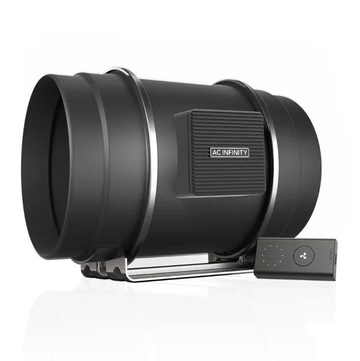 Cloudline S Series, Quiet Inline Duct Fan System With Speed Controller Designed to quietly ventilate grow tents, transfer