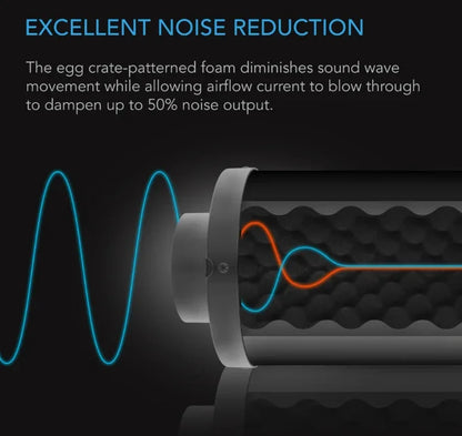 AC Infinity inline duct fan silencer