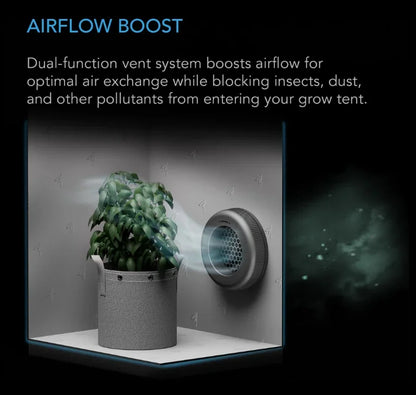 Grow Tent Duct Vent Attachment The Advanced Grow Tent Duct Vent is designed to elevate the performance and cleanliness of