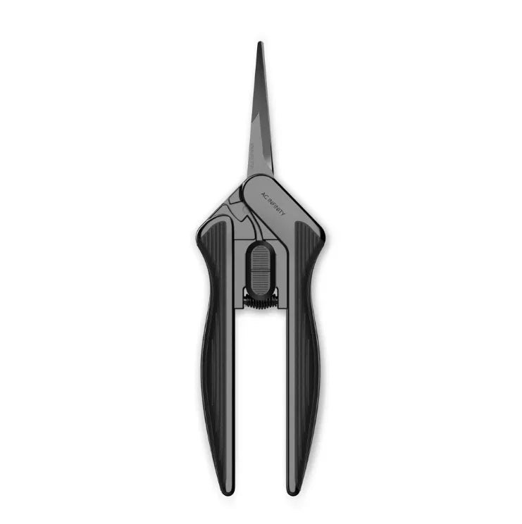 AC Infinity Harvest Tools Straight Pruning Shears A micro-tip shear designed for fine trimming, quick snips, and shaping
