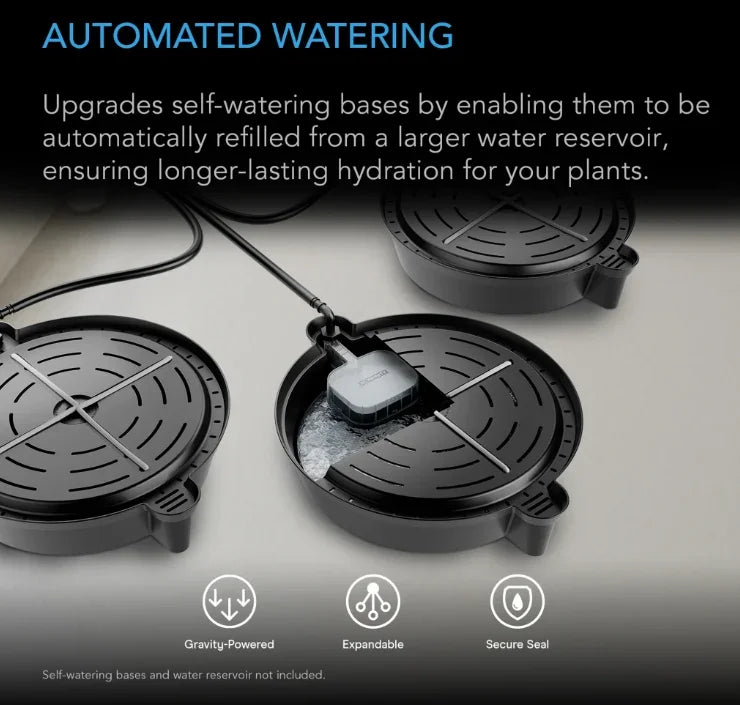 Auto-Fill Upgrade Valve Kit for Self-Watering Base, 4-Pack Auto-fill valve kit upgrades self-watering bases by enabling them