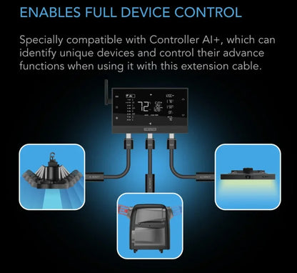 AC Infinity UIS Controller Cable, Female to Male