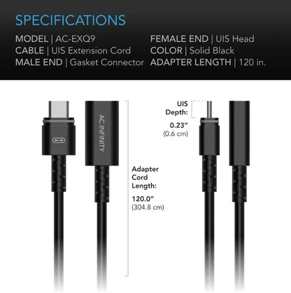AC Infinity UIS Controller Cable, Female to Male