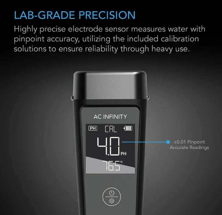pH Meter Test Kits - pH Meter Kit - DiscountHydro.com - 59.99 - AC Infinity, Nutrients & Additives > EC & PH Management, Tools and Accessories
