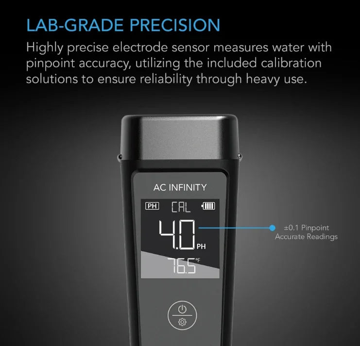 pH Meter Test Kits - pH Meter Kit - DiscountHydro.com - 59.99 - AC Infinity, Nutrients & Additives > EC & PH Management, Tools and Accessories