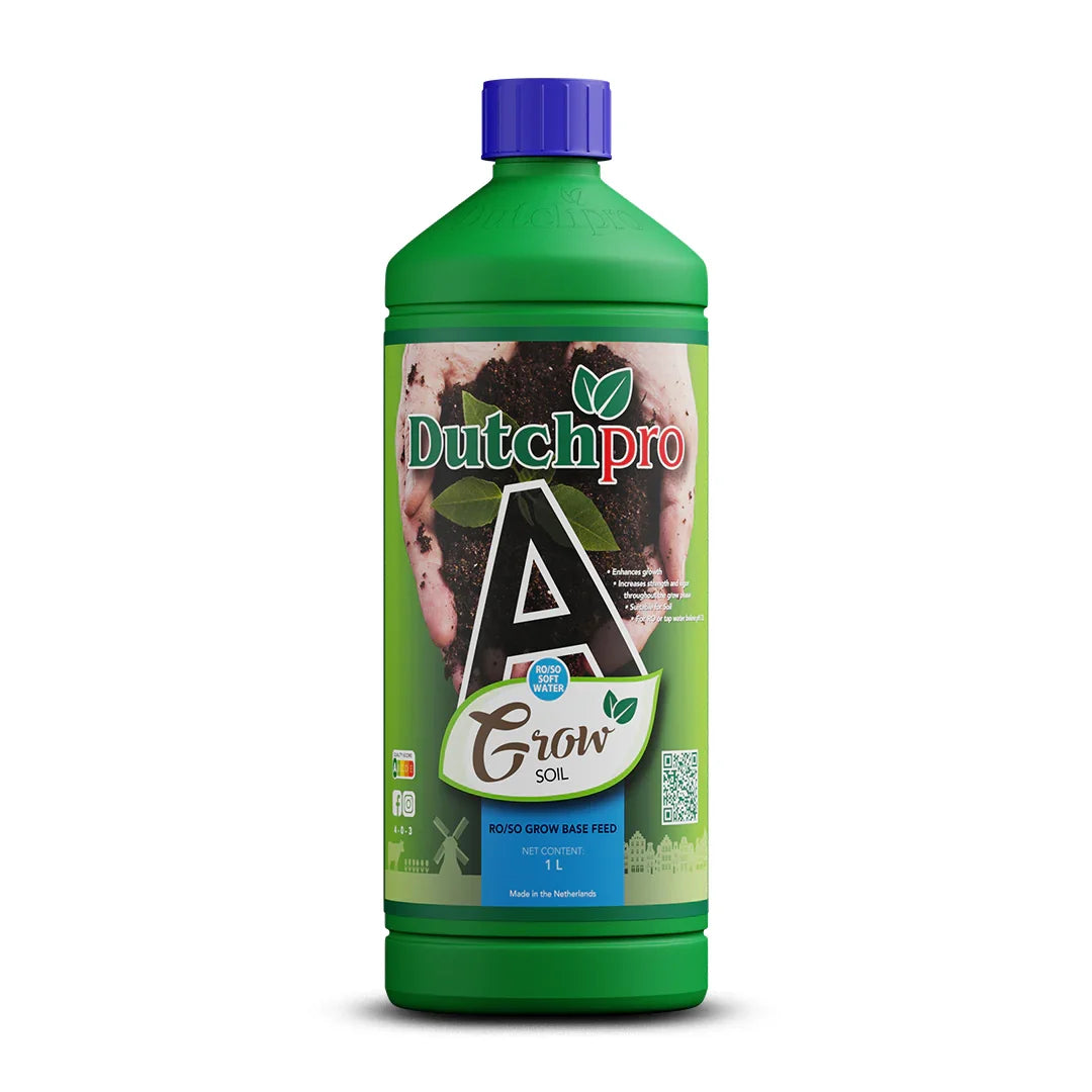 DutchPro Soil Grow A+B Soft Water - 1L - DiscountHydro.com - 19.00 - DutchPro, Nutrients & Additives, Nutrients & Additives > A B